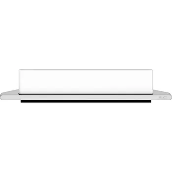 Drátěná police Rohová polička do sprchy Keuco Edition 400, stříbrně eloxovaný hliník (E6 EV1)/bílá (RAL 9010)