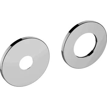 Vodovodní baterie Sada rozet Keuco Edition 400, 85 mm, pochromováno