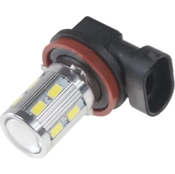 Autožárovka LED H8 bílá, 10-30V, 12SMD 5630 + 3W