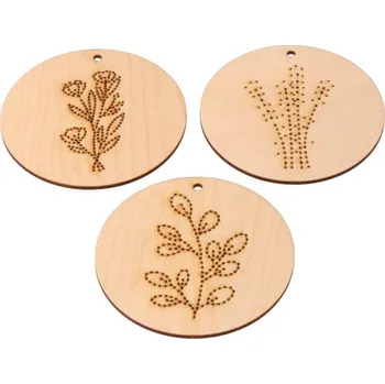 Vyšívací vzor Dřevěné vyšívací předlohy - květy