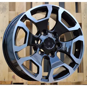 Alu kolo Alu kola Racing Line A6216, 17x7.5 6x139.7 ET25, černá + leštění (zátěžová) vhodné pro Toyota Landcruiser (do 2024)