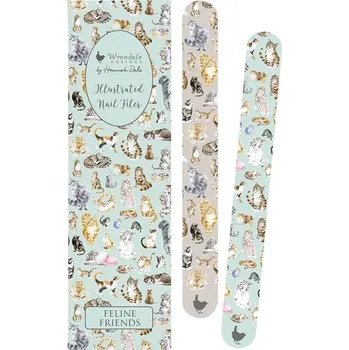 Wrendale Designs Sada pilníků Wrendale Designs "Feline Friends", 2 ks - Kočky