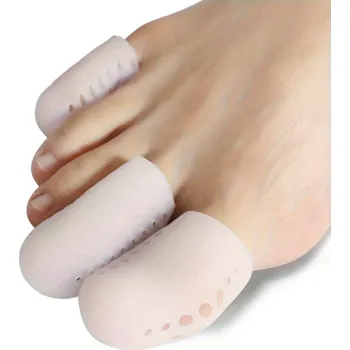 Cyklistické návleky Ochranné silikonové návleky na prsty (3 velikosti, bílé), 6 ks