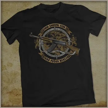 Pánské tričko Mars&Arms Triko Mars&Arms SA VZ.58 - Stará puška nerezaví Velikost XL