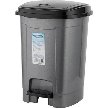 Odpadkový koš Koš odpadkový pedál 12l šedá