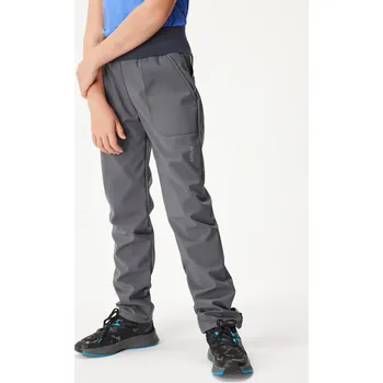 Dětská móda Dětské softshellové kalhoty s fleecem Simple, Tm. Šedá Velikost: 98/104