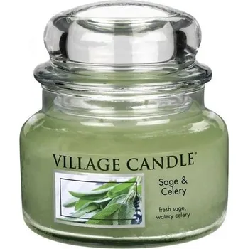 Svíčka Village Candle Sage Celery 262g - Svěží šalvěj
