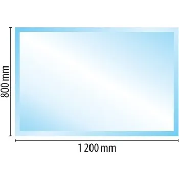 Krbová kamna Sklo pod kamna typ F6, 1200 x 800 x 6 mm + doprava zdarma!