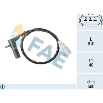 Kliková hřídel Generátor impulsů, klikový hřídel FAE 79115