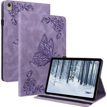 Pouzdro na tablet VSECHNONAMOBIL 57316 ART BUTTERFLY Zaklápěcí pouzdro Nokia T21 fialové