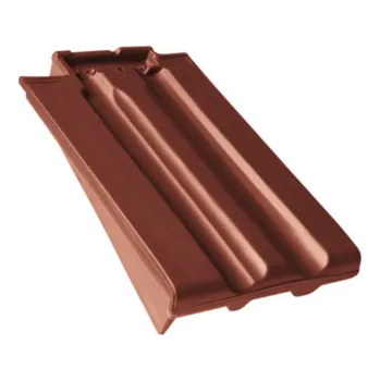 Střešní krytina BRAMAC Taška krajní levá Granát 13 glazura kaštanově hnědá