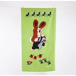 Matějovský - Dětská plážová osuška Krtek a zajíček 70x150 cm