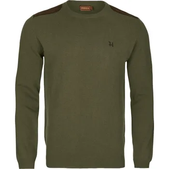 Pánský svetr HÄRKILA - Arran pullover pánský Zelená XL