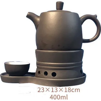 Čajovna Kung Fu čajová sada - (černá) Yixing fialová hlína