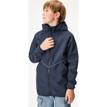 Chlapecká bunda Dětská softshellová bunda s fleecem Slim, Tm. Modročerná Velikost: 98/104