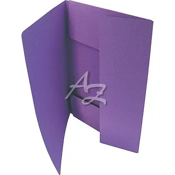 Pouzdro na mapu mapa 3klopá A4/5ks, karton, Classic, Fialová