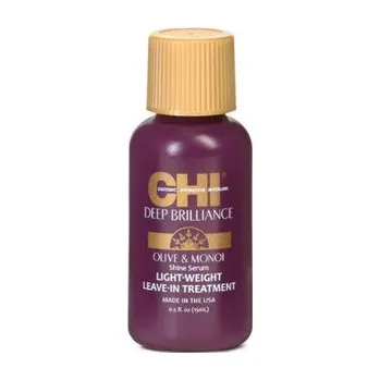 Vlasová regenerace CHI Deep Brilliance Leave-In Shine Serum lehké bezoplachové sérum pro lesk 15 ml