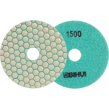 Brusný kotouč Bihui DPP - pady na broušení a leštění dlažeb nebo kamene, ø100mm Hrubost: #1500