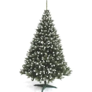 Vánoční stromek Umělý vánoční stromek Smrk s stříbrnou jeřabinou 150cm