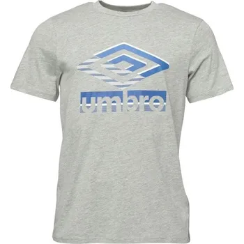 Pánské triko Umbro GLITCH GRAPHIC TEE XXL Šedá, Modrá