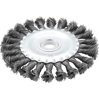 Brusný kartáč Talířový copanový kartáč pr. 125 mm BGS103986 na autoskla. Uchycení 22,2 mm (BGS103986)