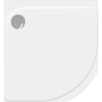 Sprchová vanička SAT Sprchová vanička čtvrtkruhová SAT Project 100x100 cm litý mramor SATSVPRO100S SATSVPRO100S