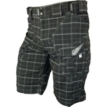 Cyklistické kalhoty kalhoty krátké pánské HAVEN CUBES II cubes černo/bílé (kalhoty krátké pánské HAVEN CUBES II cubes černo/bílé)