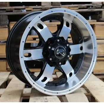 Alu kolo Alu kola Racing Line BK749, 16x8 6x139.7 ET-10, černá + leštění