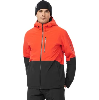 Salomon Highland Jkt M LC2353500 - cherry tomato/deep black M