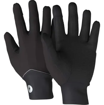 Rukavice Unisex rukavice Smartwool ACTIVE FLEECE WIND GLOVE XL Černá, Stříbrná