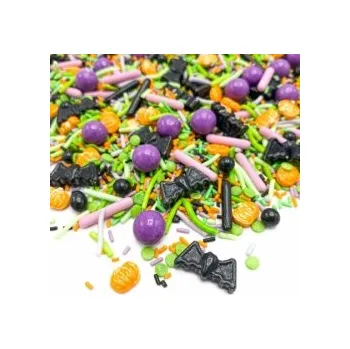 Jedlá dekorace na dort Cukrová dekorace - MIX HALLOWEEN / 35 g