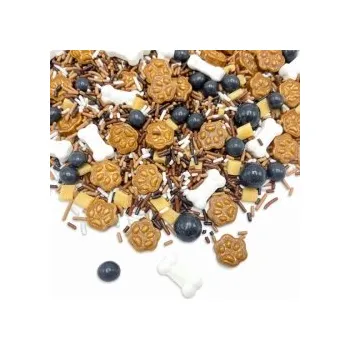 Jedlá dekorace na dort Cukrová dekorace - MIX TLAPKY / 35 g