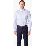 CityZen MORENO Pánská košile světle modrá s lístky 40