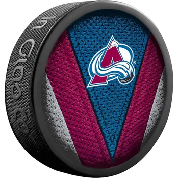 Puk Fanouškovský puk NHL Stitch Colorado Avalanche Tým: Colorado Avalanche