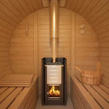 Komín Nerezový komínový set do sauny 3m