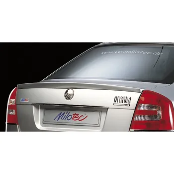 Tuning Spoiler zadní, černý lesklý "klavírlak" - Škoda Octavia II. Facelift Limousine (Zadní spoiler Škoda Octavia II. Lim. / Lim. Facelift, 2004-2012)