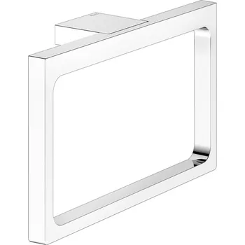 Držák na ručník Kruhový držák na ručník Keuco Edition 11, černý chrom kartáčovaný