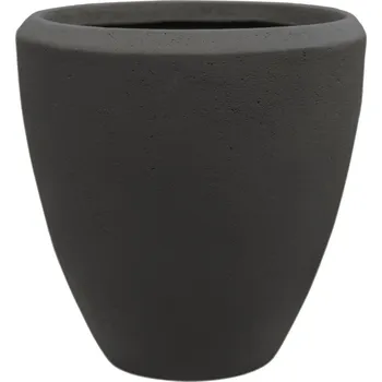 Květináč Baq Polystone Plain Couple Smoke Ø 65 cm / V 65 cm