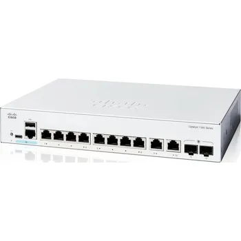 Síťový prvek Cisco Catalyst switch C1300-8T-E-2G (8xGbE,2xGbE/SFP combo,fanless)
