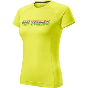 Dámské tričko tričko dámské TRIMM DESTINY LADY lemon - XXL