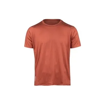 cyklistický dres dres FORCE MTB MOUNT krátký rukáv, cihlový, velikost XXL