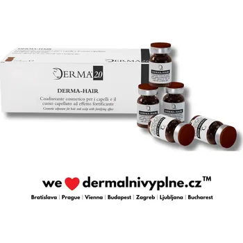 Přípravek proti padání vlasů DERMA 2.0 HAIR – Vysoce účinné řešení proti vypadávání vlasů, pro jejich posílení a podporu růstu, 5x5 ml