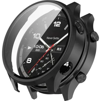 VSECHNONAMOBIL 88489 PC FULL COVER Plastový kryt se sklem pro OnePlus Watch 2R černý
