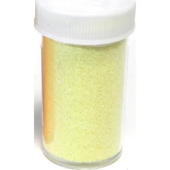 Glitry - třpytky sypké, 20g, ŽLUTÁ, 1ks