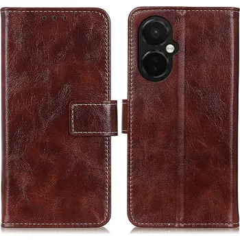 Pouzdro na tablet VSECHNONAMOBIL 58258 RETRO Peněženkový obal OnePlus Nord CE 3 Lite 5G hnědý