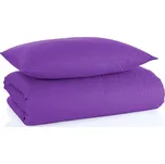 TipTrade s.r.o. Bavlněné povlečení Color Fialové 140x200 + 70x90 cm