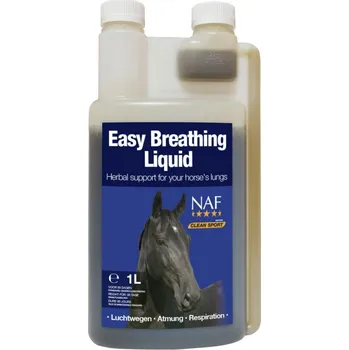 Krmivo pro koně NAF Easy Breathing Liquid-pro zklidnění dýchacích cest 1000ml