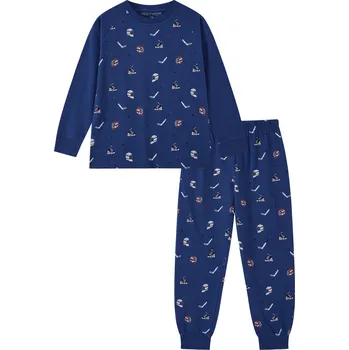 Chlapecké pyžamo Chlapecké pyžamo - Wolf S2455, modrá Barva: Modrá, Velikost: 116