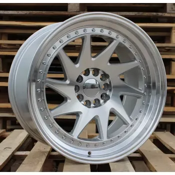 Alu kolo Alu kola Racing Line XFA39, 20x11 5x120 ET25, stříbrná + leštěný límec