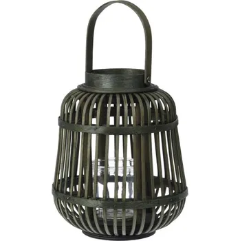 Lucerna Lucerna bambusová 24 x 19 cm zelená KO-435000460